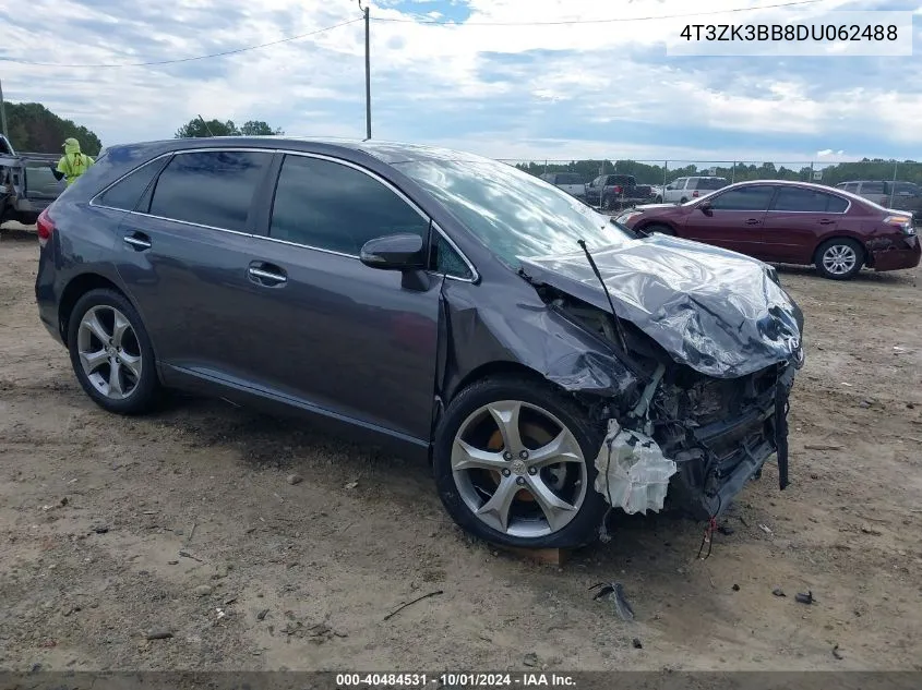 2013 Toyota Venza Le/Xle/Limited VIN: 4T3ZK3BB8DU062488 Lot: 40484531