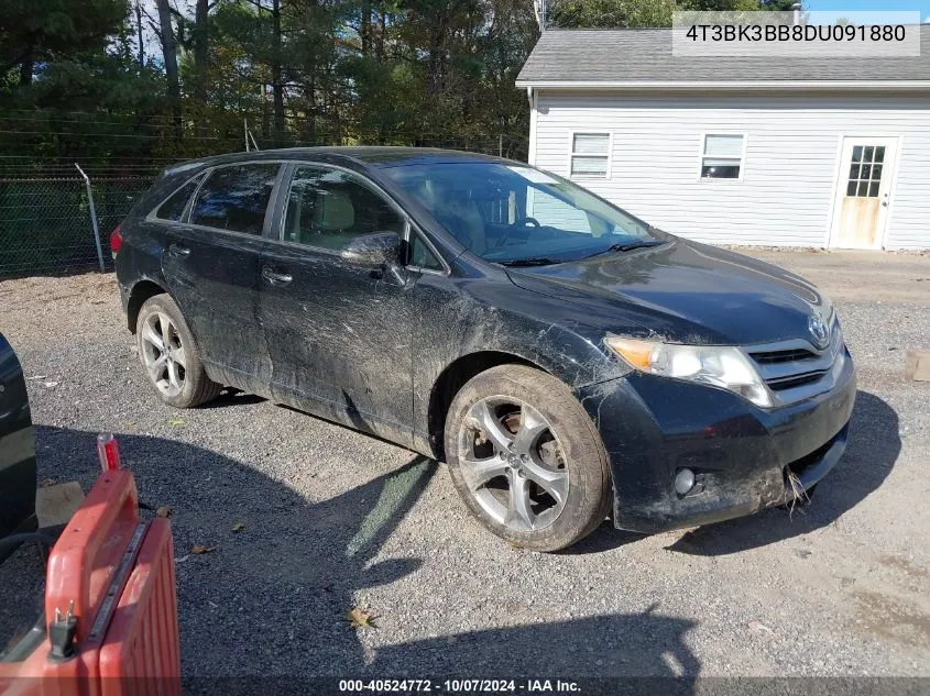 2013 Toyota Venza Xle V6 VIN: 4T3BK3BB8DU091880 Lot: 40524772