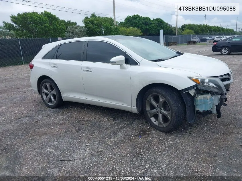 2013 Toyota Venza Limited V6 VIN: 4T3BK3BB1DU095088 Lot: 40551235