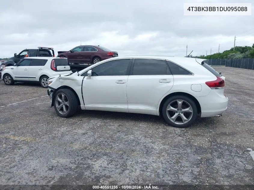 2013 Toyota Venza Limited V6 VIN: 4T3BK3BB1DU095088 Lot: 40551235