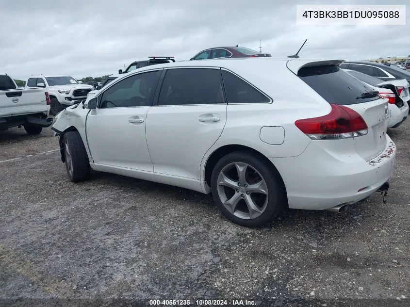 2013 Toyota Venza Limited V6 VIN: 4T3BK3BB1DU095088 Lot: 40551235