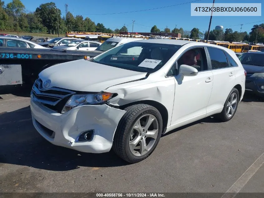 2013 Toyota Venza Le V6 VIN: 4T3ZK3BBXDU060600 Lot: 40558756