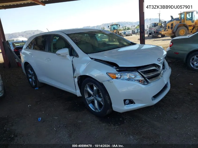 2013 Toyota Venza Le V6 VIN: 4T3ZK3BB9DU057901 Lot: 40599478