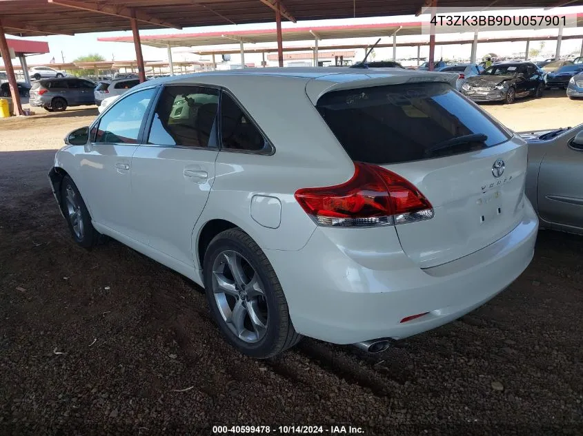 2013 Toyota Venza Le V6 VIN: 4T3ZK3BB9DU057901 Lot: 40599478