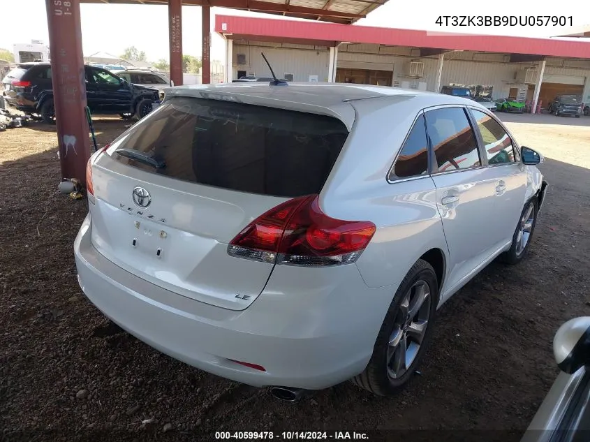 2013 Toyota Venza Le V6 VIN: 4T3ZK3BB9DU057901 Lot: 40599478