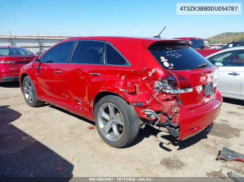 2013 Toyota Venza Le/Xle/Limited VIN: 4T3ZK3BB0DU054787 Lot: 40624061