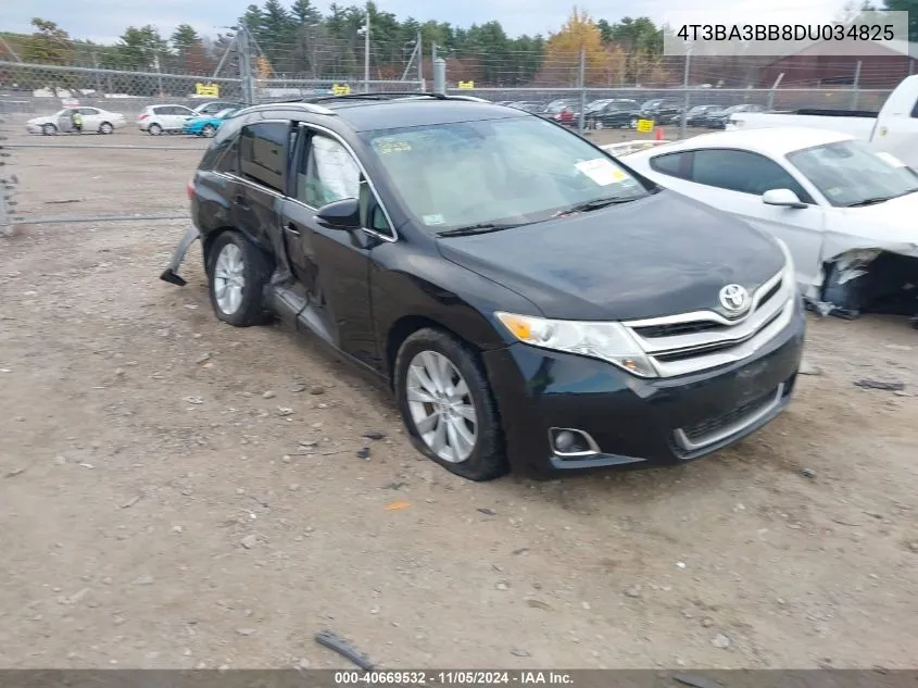 4T3BA3BB8DU034825 2013 Toyota Venza Le