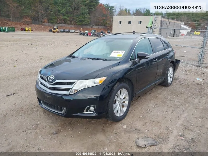 4T3BA3BB8DU034825 2013 Toyota Venza Le