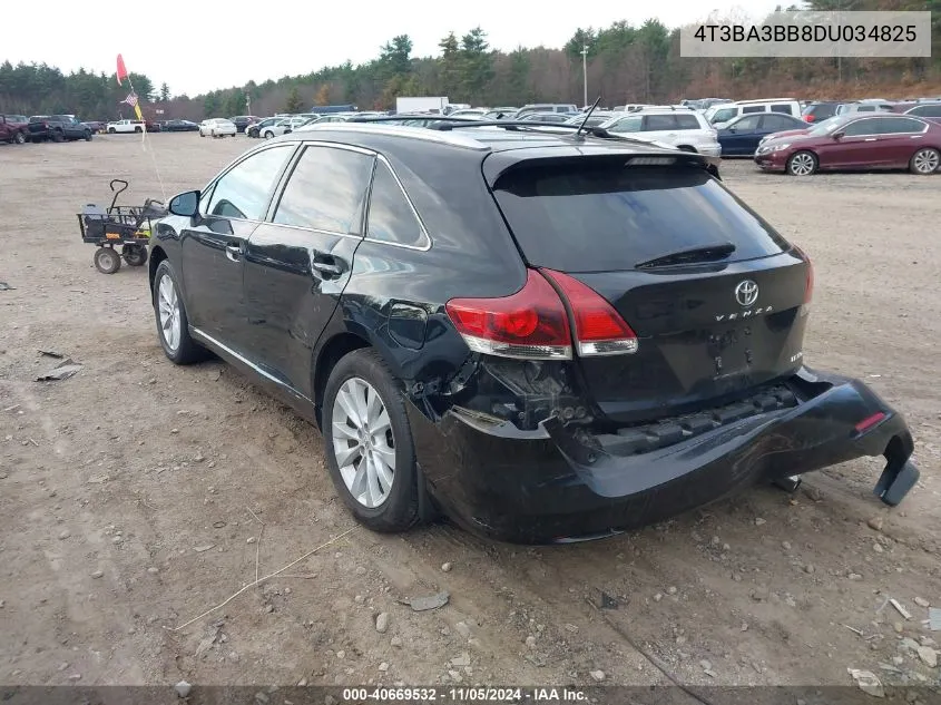 4T3BA3BB8DU034825 2013 Toyota Venza Le