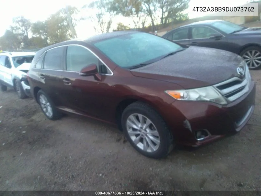 2013 Toyota Venza Le VIN: 4T3ZA3BB9DU073762 Lot: 40677636