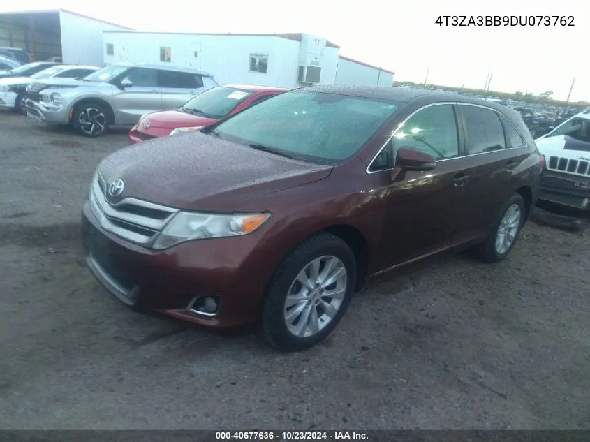 2013 Toyota Venza Le VIN: 4T3ZA3BB9DU073762 Lot: 40677636