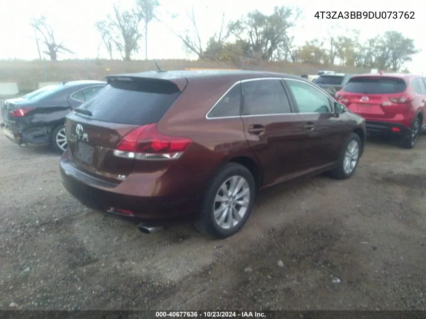 2013 Toyota Venza Le VIN: 4T3ZA3BB9DU073762 Lot: 40677636