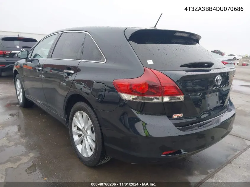 2013 Toyota Venza Xle VIN: 4T3ZA3BB4DU070686 Lot: 40760286