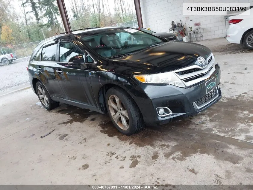 2013 Toyota Venza Xle V6 VIN: 4T3BK3BB5DU083199 Lot: 40767991