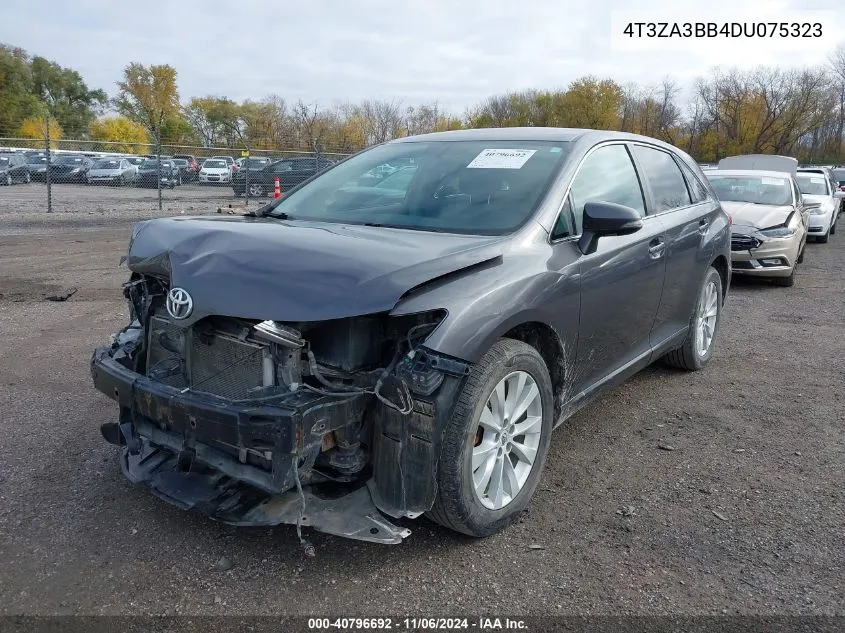 2013 Toyota Venza Le VIN: 4T3ZA3BB4DU075323 Lot: 40796692