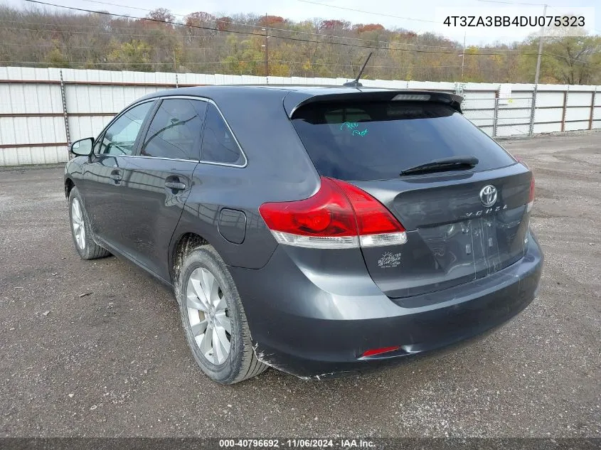 2013 Toyota Venza Le VIN: 4T3ZA3BB4DU075323 Lot: 40796692