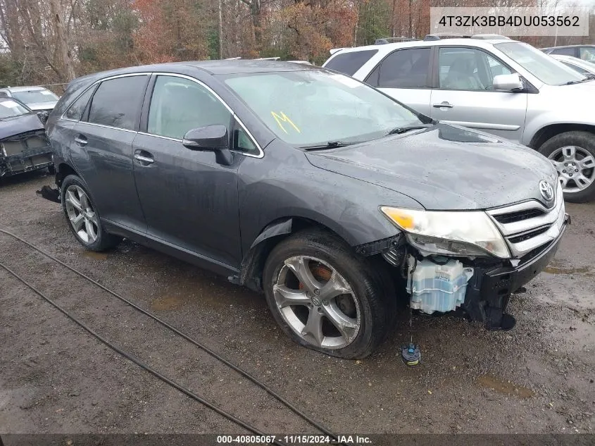 2013 Toyota Venza Xle V6 VIN: 4T3ZK3BB4DU053562 Lot: 40805067