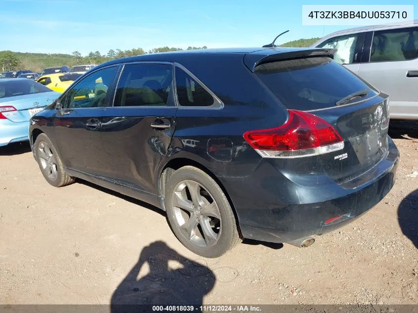 2013 Toyota Venza Xle V6 VIN: 4T3ZK3BB4DU053710 Lot: 40818039