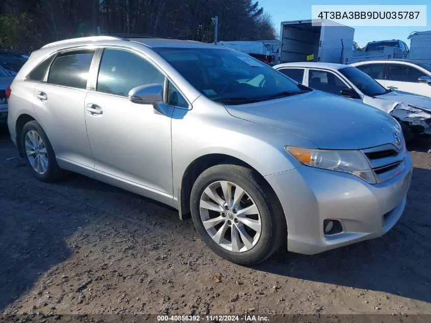 2013 Toyota Venza Le VIN: 4T3BA3BB9DU035787 Lot: 40856392