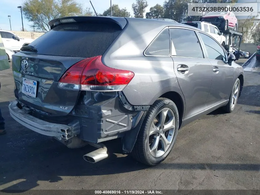 2013 Toyota Venza Le/Xle/Limited VIN: 4T3ZK3BB9DU063536 Lot: 40869016