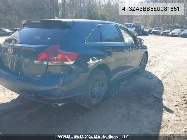 2014 Toyota Venza VIN: 4T3ZA3BB5EU081861 Lot: 11993548