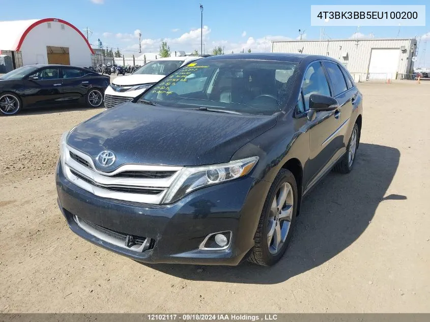 2014 Toyota Venza Le/Xle/Limited VIN: 4T3BK3BB5EU100200 Lot: 12102117