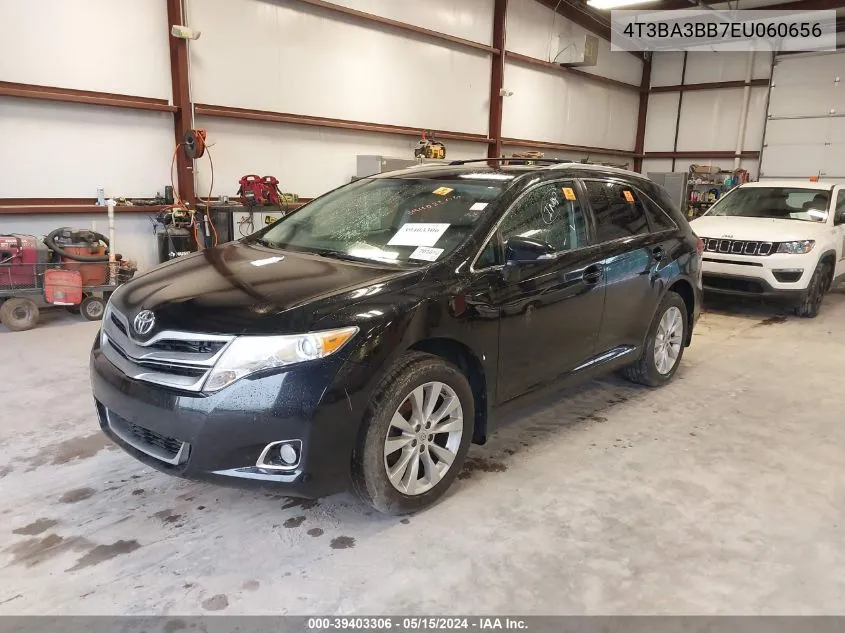 2014 Toyota Venza Le VIN: 4T3BA3BB7EU060656 Lot: 39403306