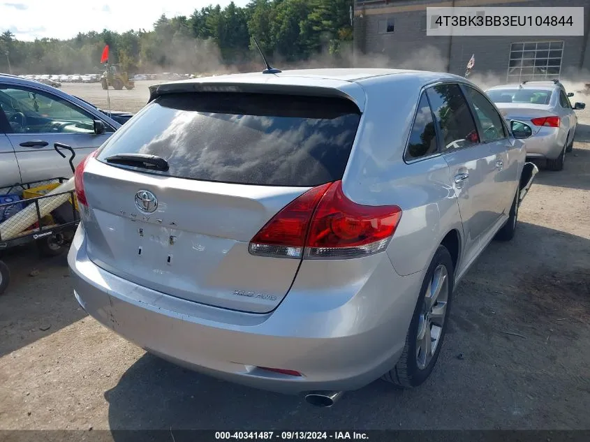 4T3BK3BB3EU104844 2014 Toyota Venza Xle V6