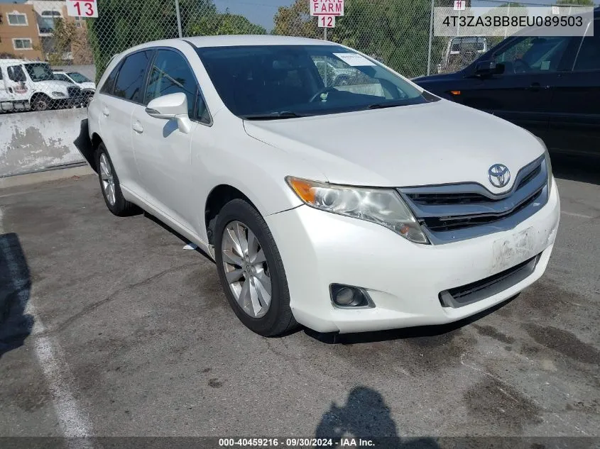 4T3ZA3BB8EU089503 2014 Toyota Venza Le/Xle