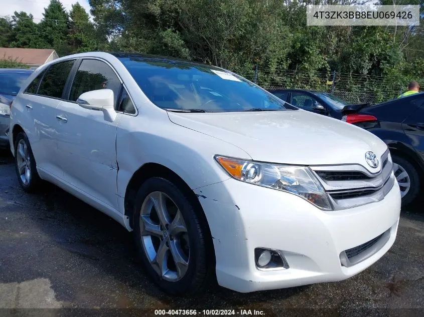 2014 Toyota Venza Xle V6 VIN: 4T3ZK3BB8EU069426 Lot: 40473656