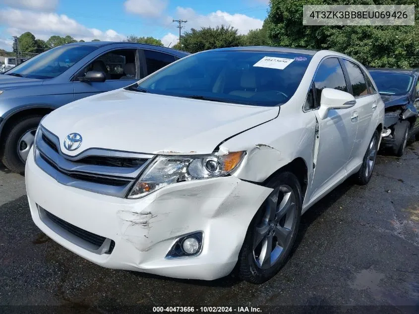 4T3ZK3BB8EU069426 2014 Toyota Venza Xle V6