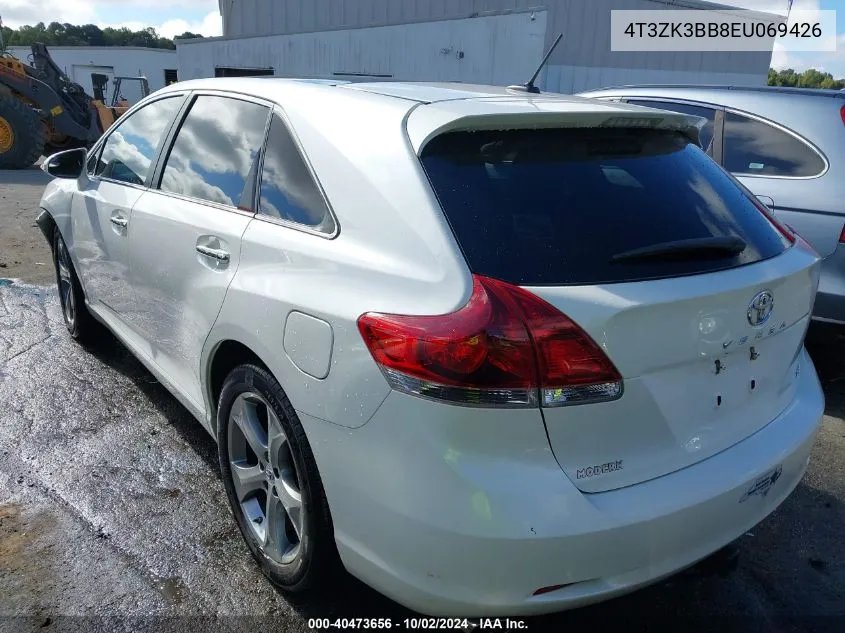 4T3ZK3BB8EU069426 2014 Toyota Venza Xle V6