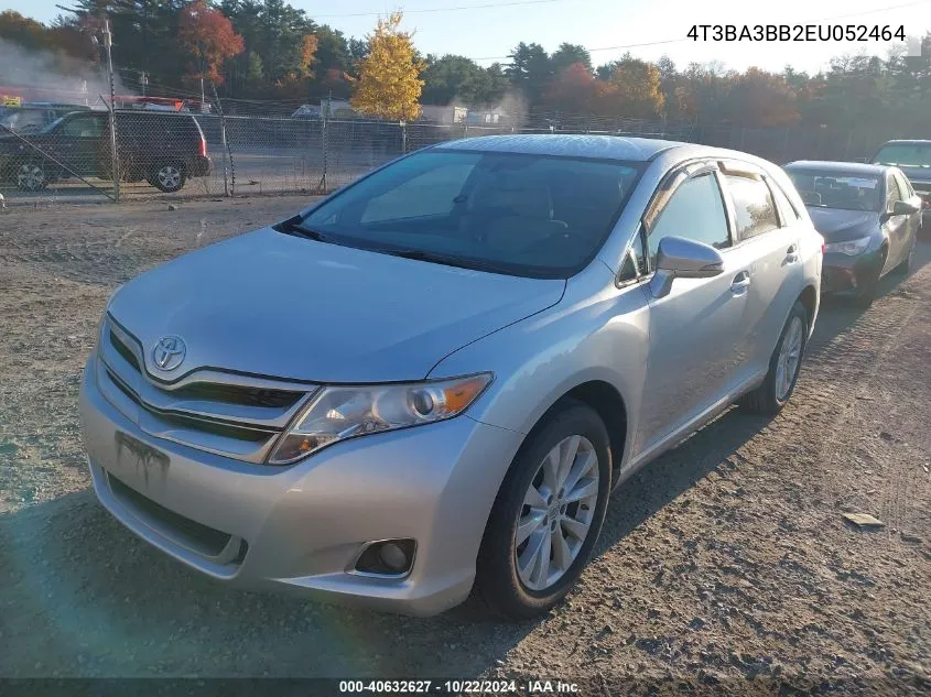 2014 Toyota Venza Le VIN: 4T3BA3BB2EU052464 Lot: 40632627