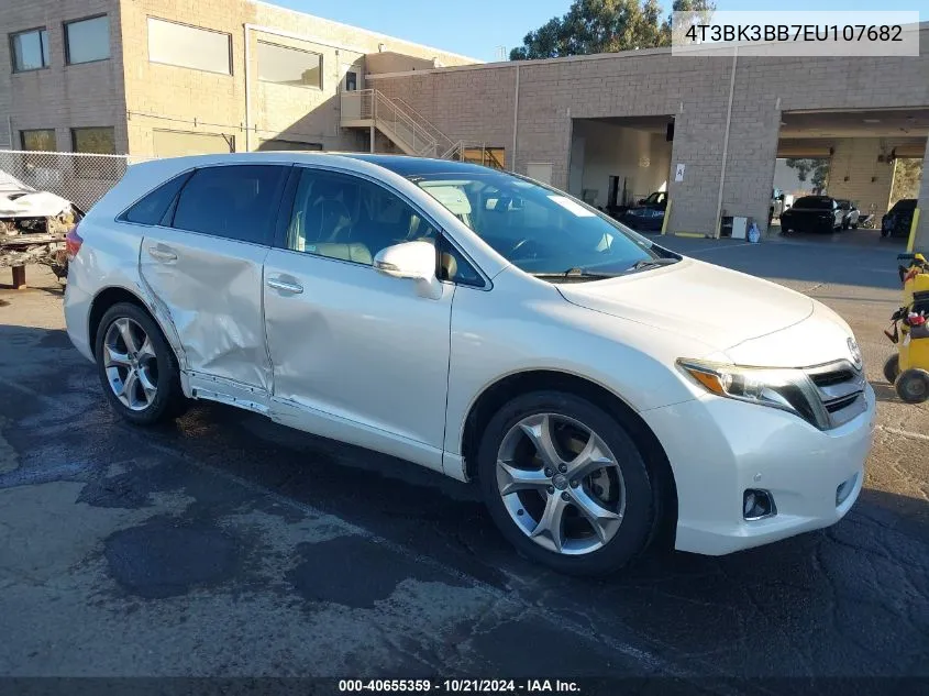 2014 Toyota Venza Le/Xle/Limited VIN: 4T3BK3BB7EU107682 Lot: 40655359