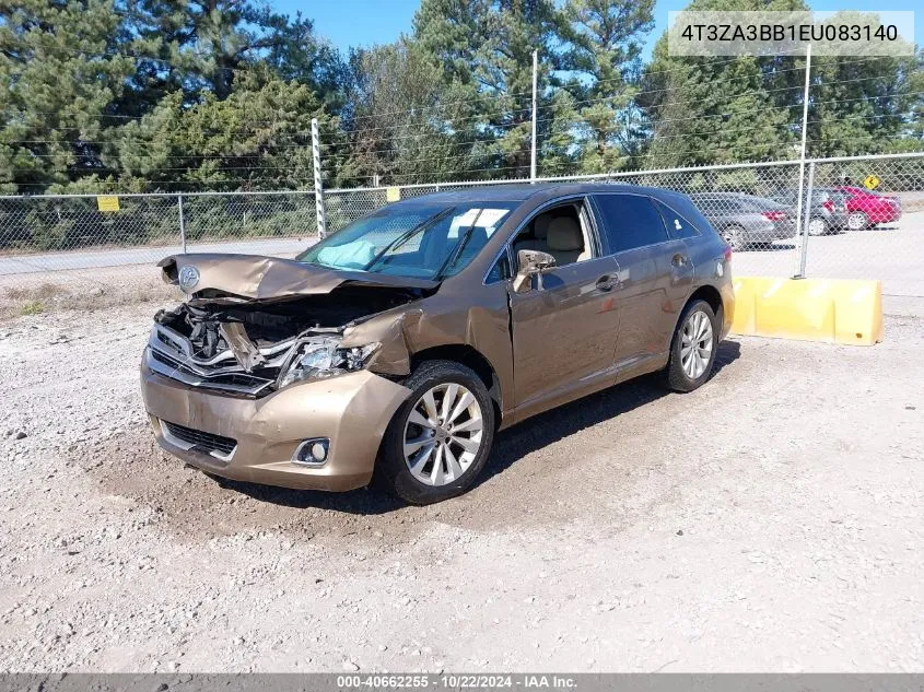 2014 Toyota Venza Le VIN: 4T3ZA3BB1EU083140 Lot: 40662255