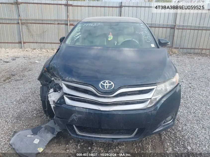 2014 Toyota Venza Le VIN: 4T3BA3BB9EU059525 Lot: 40714637