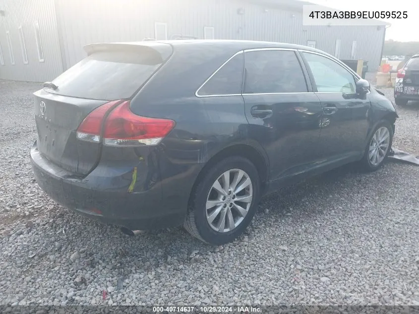 2014 Toyota Venza Le VIN: 4T3BA3BB9EU059525 Lot: 40714637