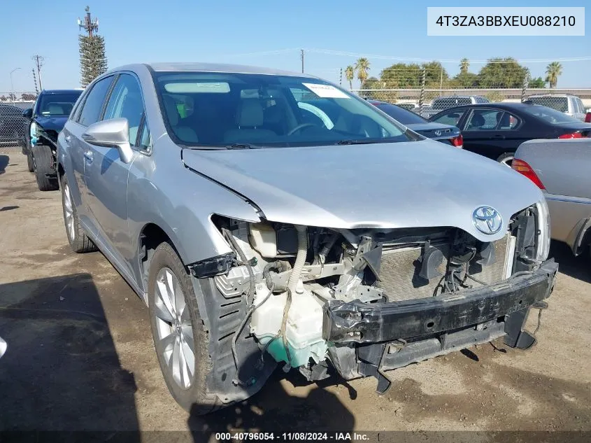 2014 Toyota Venza Xle VIN: 4T3ZA3BBXEU088210 Lot: 40796054