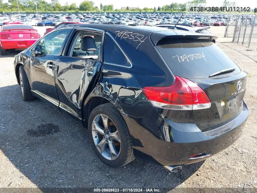 2015 Toyota Venza Xle V6 VIN: 4T3BK3BB4FU112162 Lot: 39889523