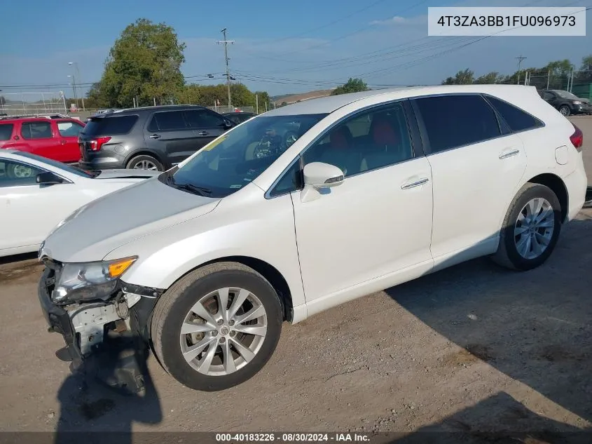 2015 Toyota Venza Xle VIN: 4T3ZA3BB1FU096973 Lot: 40183226