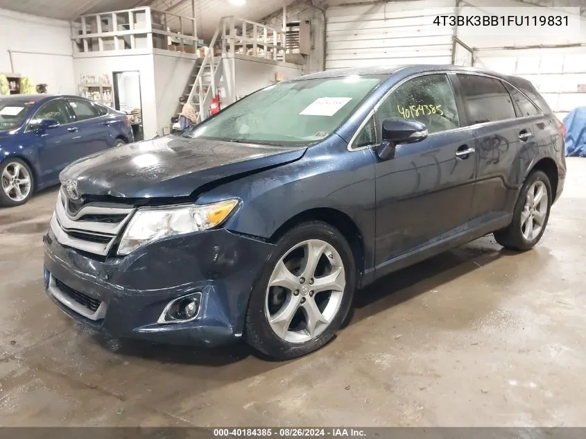 4T3BK3BB1FU119831 2015 Toyota Venza Xle V6