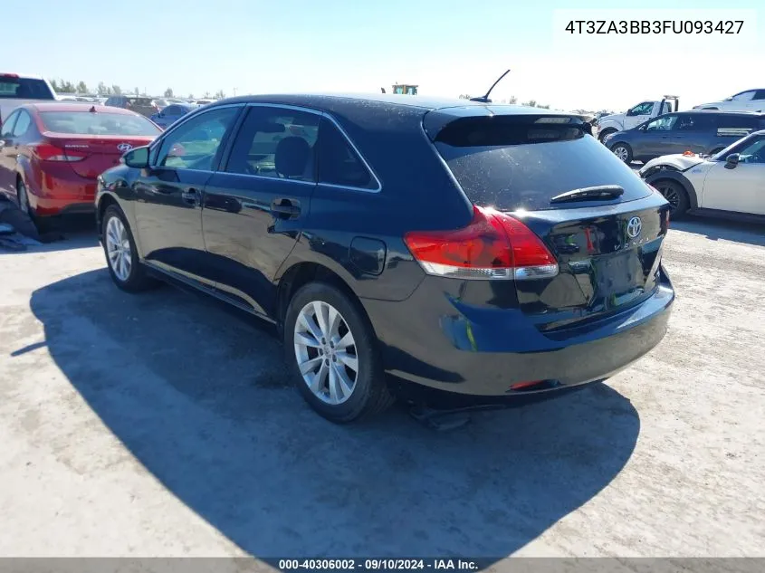 2015 Toyota Venza Le/Xle VIN: 4T3ZA3BB3FU093427 Lot: 40306002