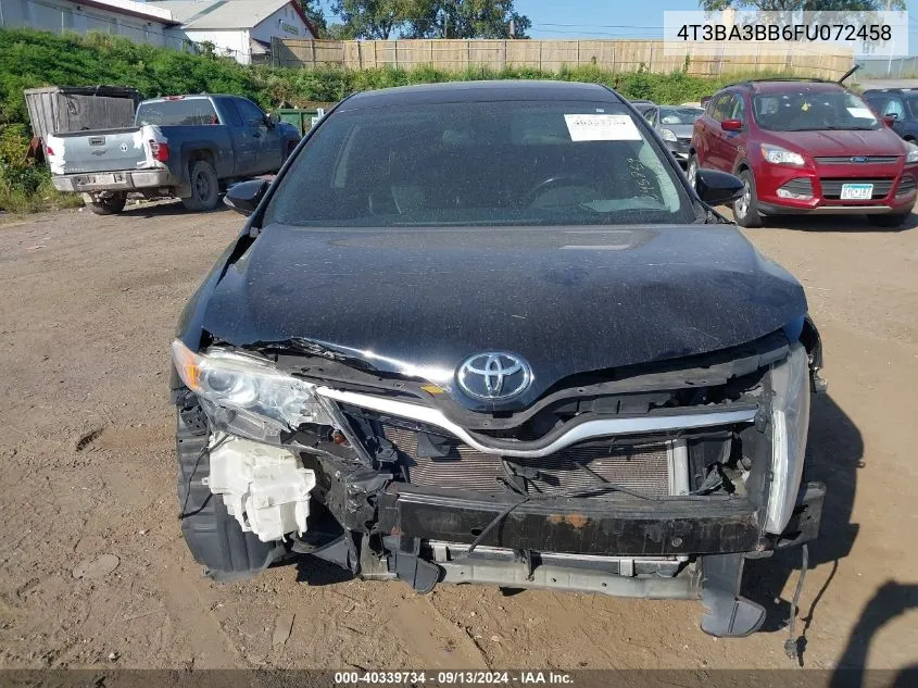 4T3BA3BB6FU072458 2015 Toyota Venza Le/Xle