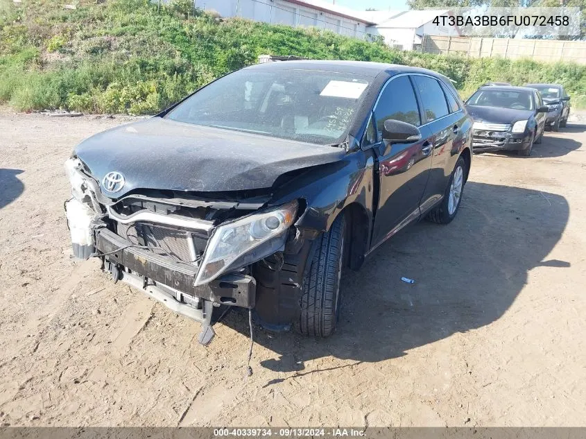 4T3BA3BB6FU072458 2015 Toyota Venza Le/Xle