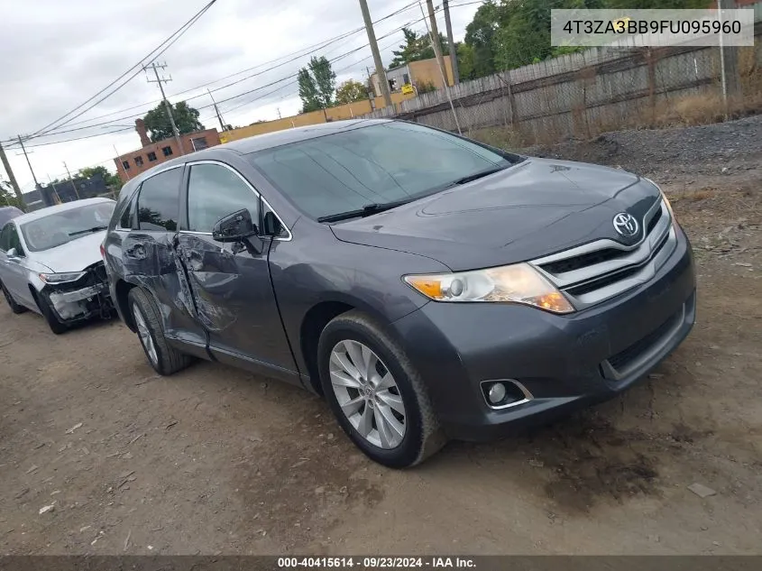 2015 Toyota Venza Le VIN: 4T3ZA3BB9FU095960 Lot: 40415614