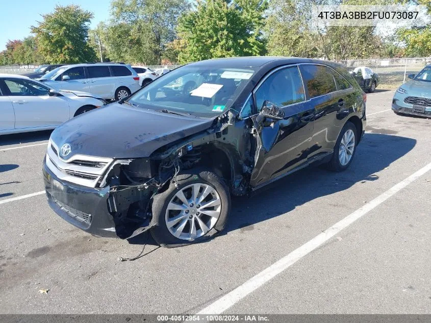 2015 Toyota Venza Le/Xle VIN: 4T3BA3BB2FU073087 Lot: 40512954