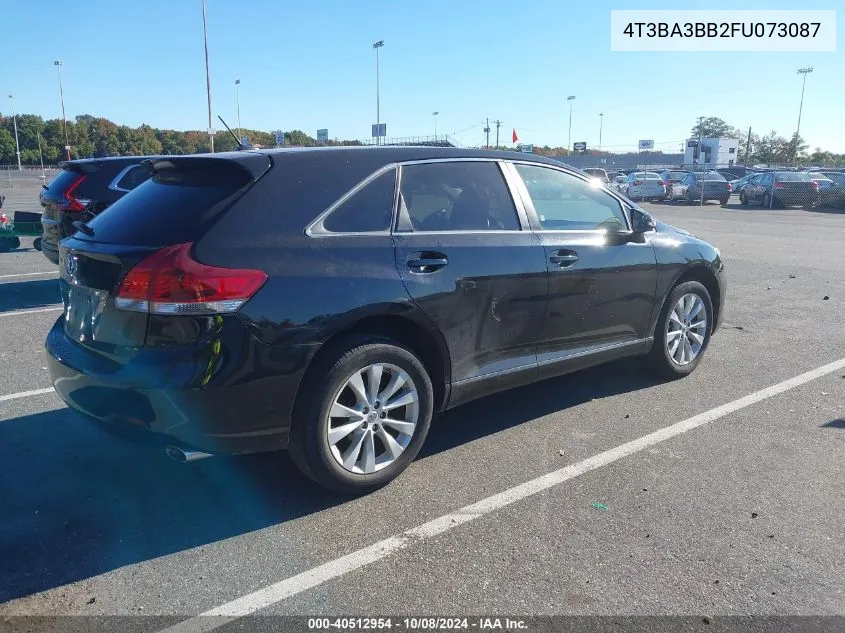 2015 Toyota Venza Le/Xle VIN: 4T3BA3BB2FU073087 Lot: 40512954