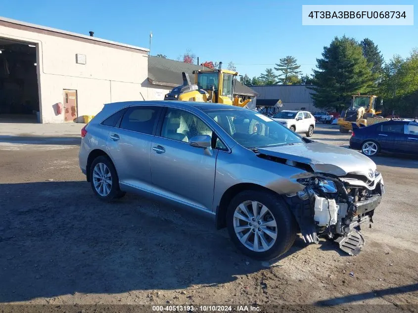 2015 Toyota Venza Xle VIN: 4T3BA3BB6FU068734 Lot: 40513193