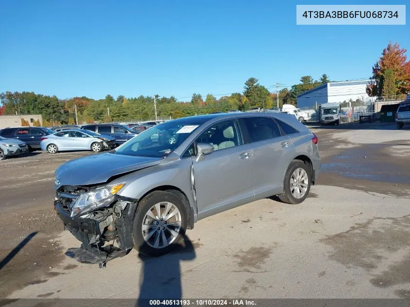 2015 Toyota Venza Xle VIN: 4T3BA3BB6FU068734 Lot: 40513193