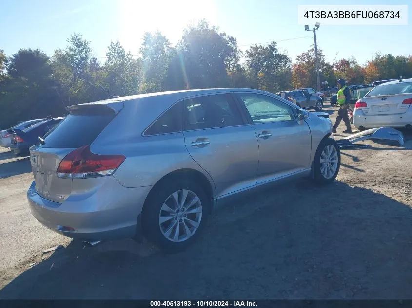 2015 Toyota Venza Xle VIN: 4T3BA3BB6FU068734 Lot: 40513193